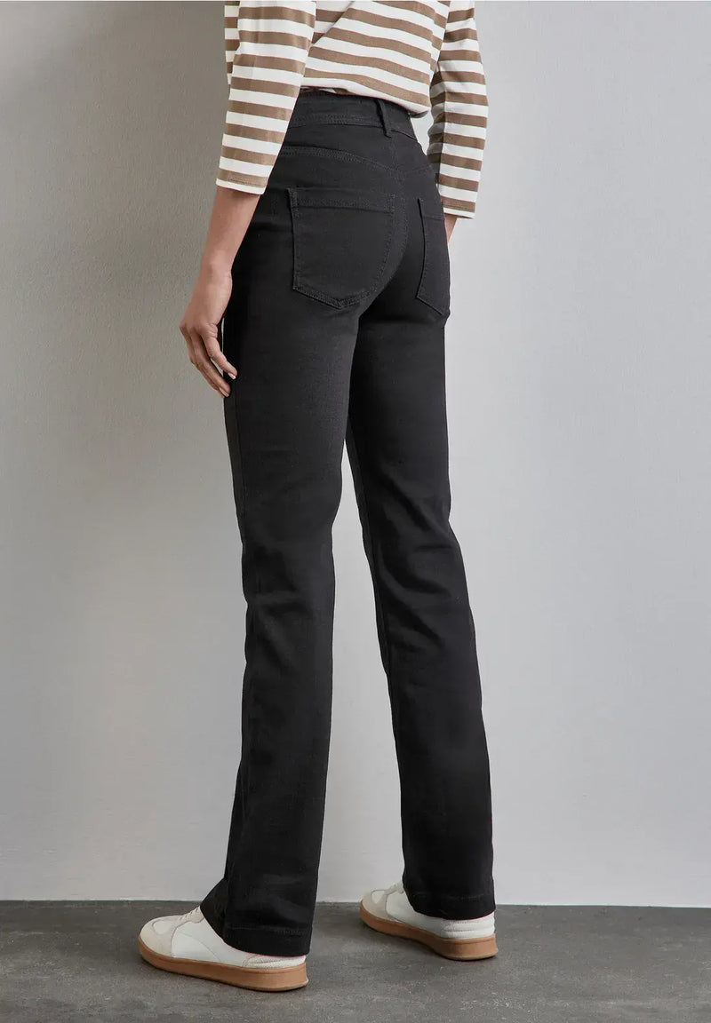 Street One  Bootcut Denim Jeans | Black 377780