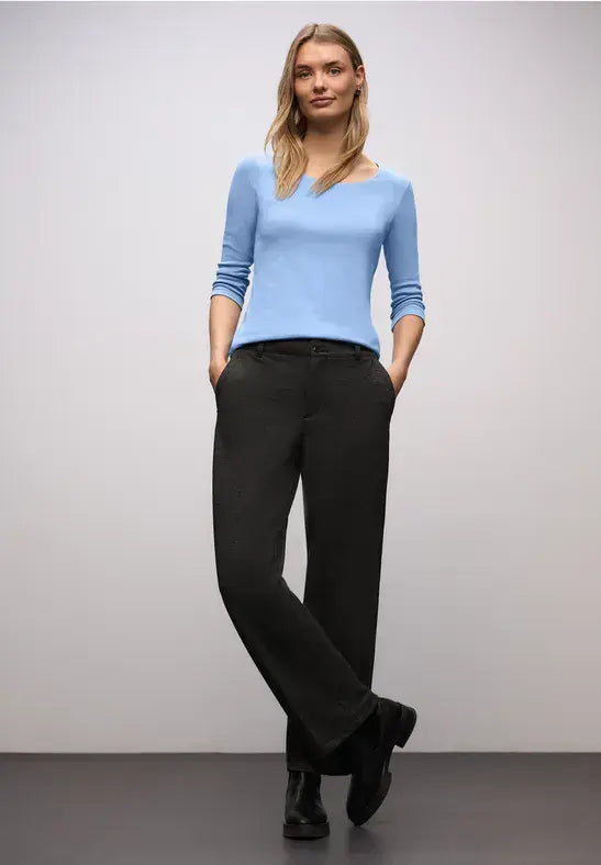 Street One Pania Shirt | Blue 317588