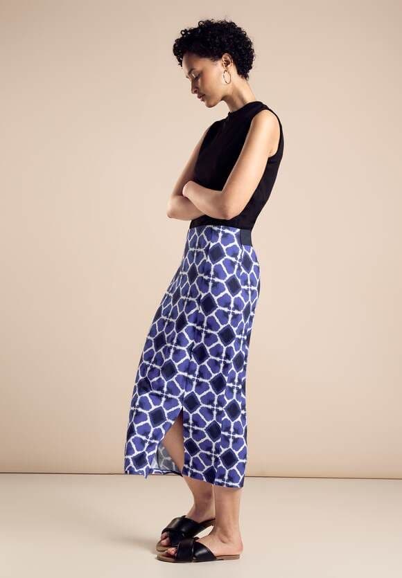 Street One  Pepica Slit Skirt  | Violet 361506