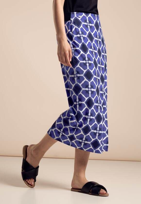 Street One  Pepica Slit Skirt  | Violet 361506