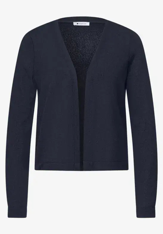 Street One Summer Knit Cardigan | Navy 324788