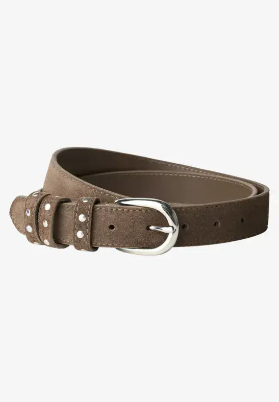 Street One Velour Belt | Brown 580806