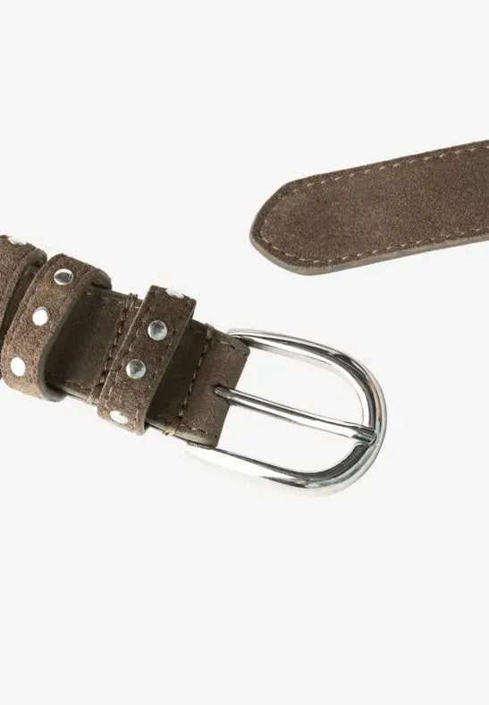 Street One Velour Belt | Brown 580806