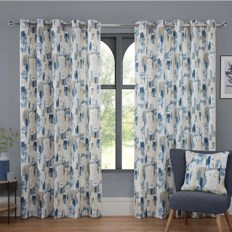 Sundor Bamford Eyelet Curtains | Cobalt