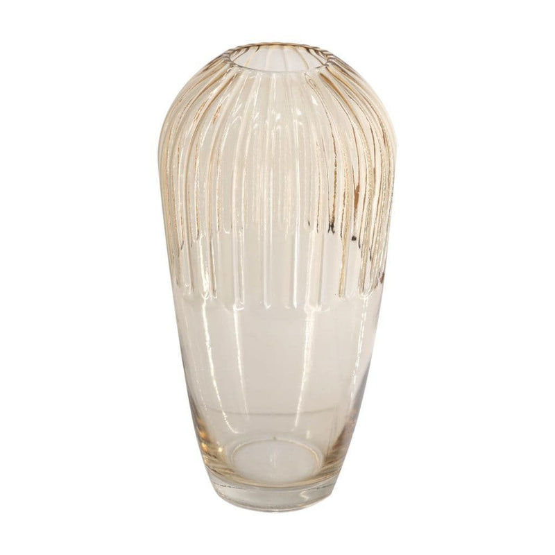 TARA  Amber Glass Vase 30cm | Amber TL313