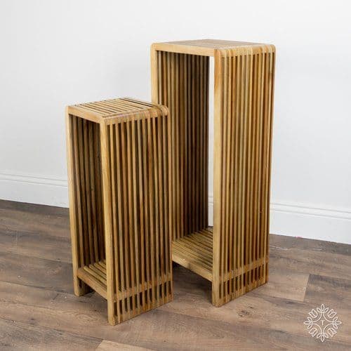 TARA Bari Set Plantstands | Teak  TL5781