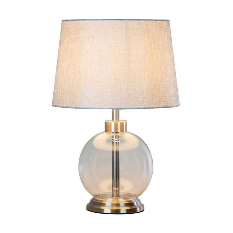 TARA  Bella Glass Lamp  | Silver TL6961