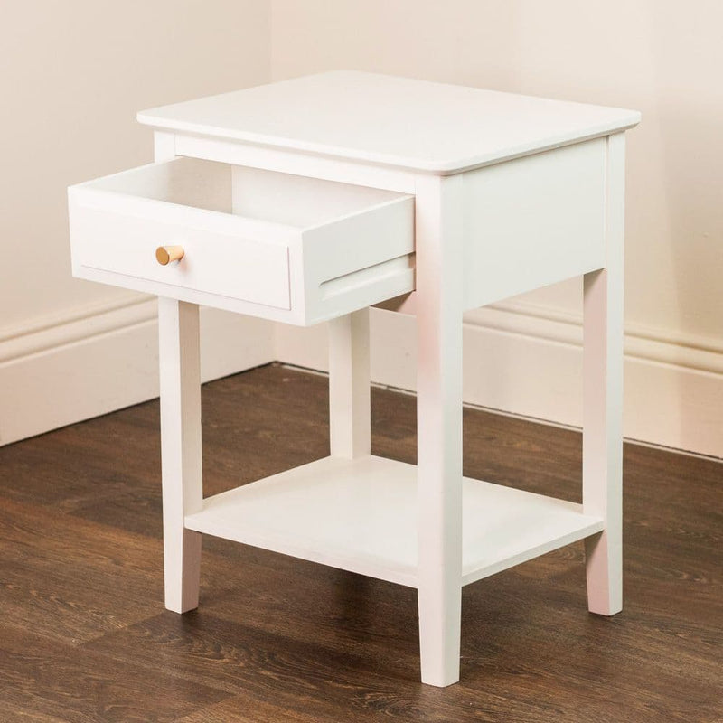 TARA  Carson 1 Drawer Accent Table  | Cream TL6880