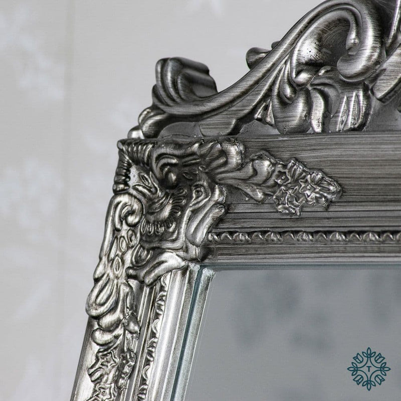 TARA Chateau cheval mirror | Silver