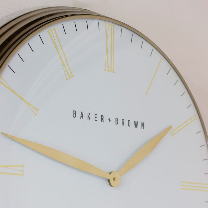 TARA Clock 72cm Baker & Brown | White TL6841