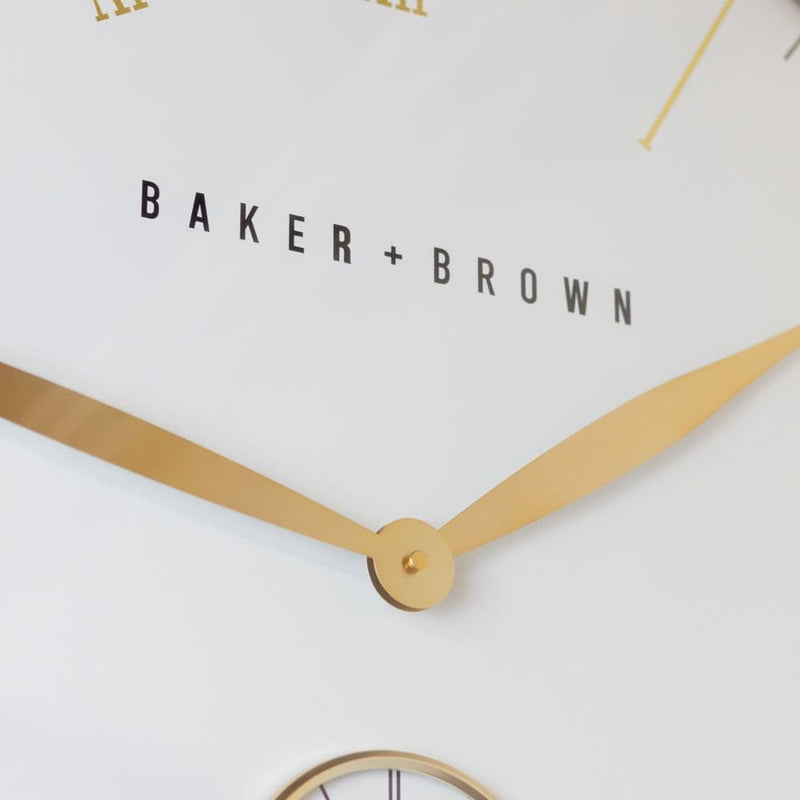 TARA Clock 72cm Baker & Brown | White TL6841