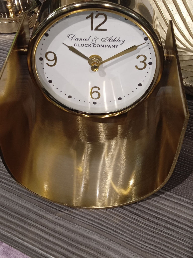 TARA Curved Clock | Gold TL6875