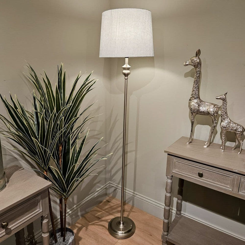 TARA Dani Floor Lamp 160cm | Silver  TL6562