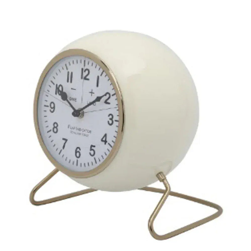 TARA Daniel and Ashley Mantel Clock   | Ivory TL6357
