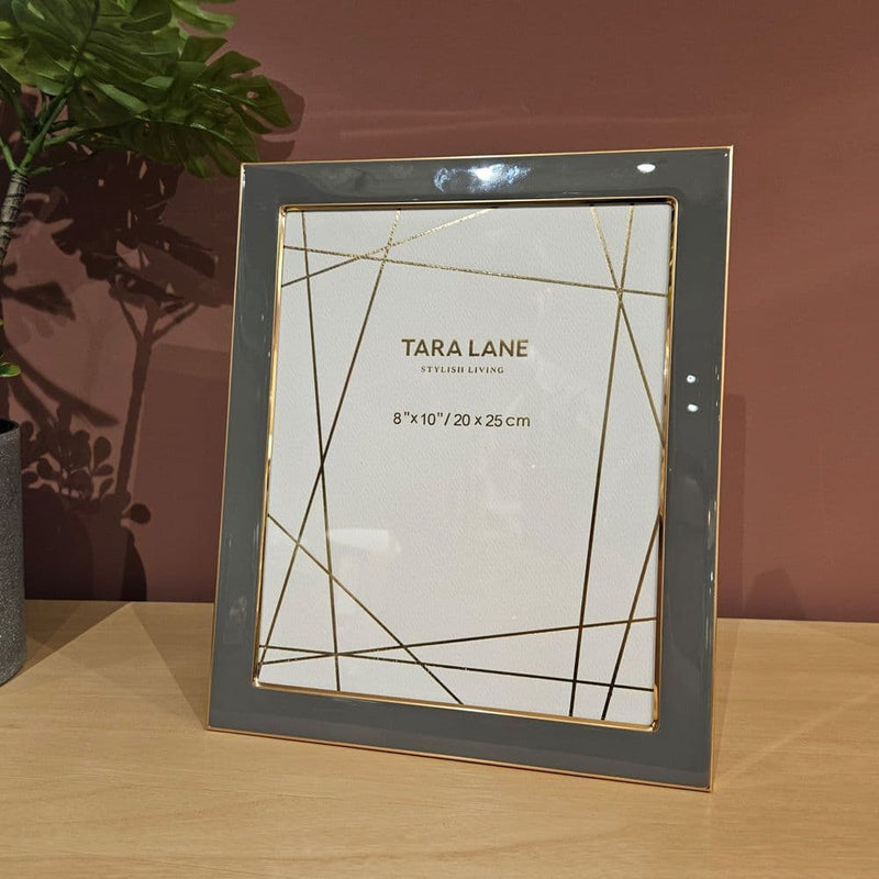 TARA  Ella Photo Frame  8x10 inch | Grey/ Gold  TL6370