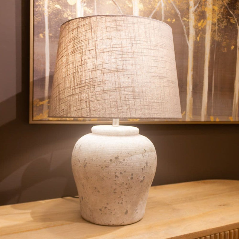 TARA  Ethan Table Lamp 52cm | Stone TL6139