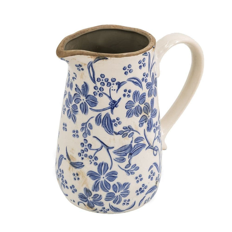 TARA Floral Pitcher | Blue  TL7295