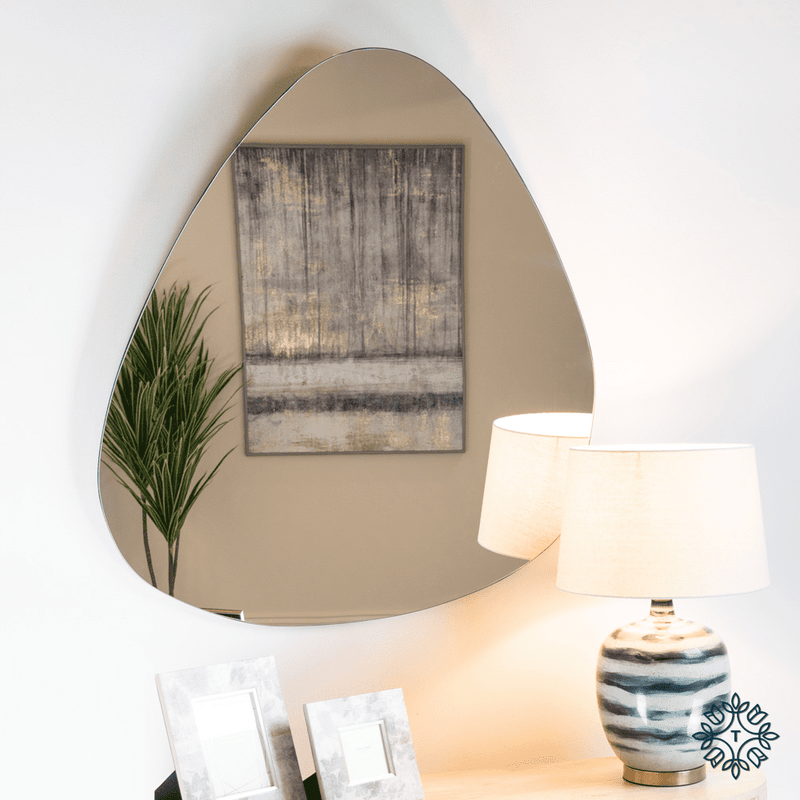 Tara Frameless Cobble Mirror 88 X 76cm | TL5738