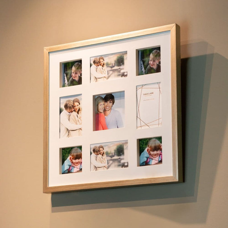 TARA   Gallery 3D Collage 9  Picture Frame | Champagne TL6671