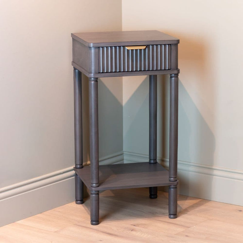 TARA Haman 1 Drawer Accent Table| Brown  TL6608