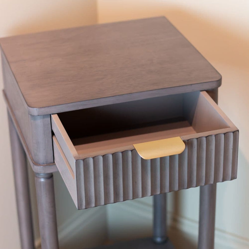 TARA Haman 1 Drawer Accent Table| Brown  TL6608