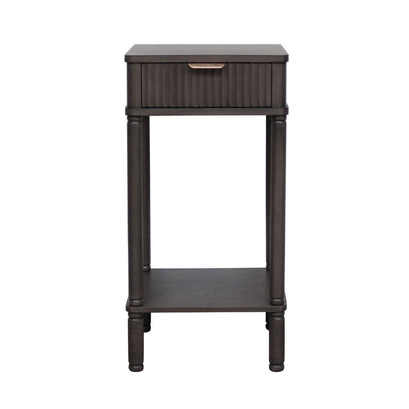 TARA Haman 1 Drawer Accent Table| Brown  TL6608