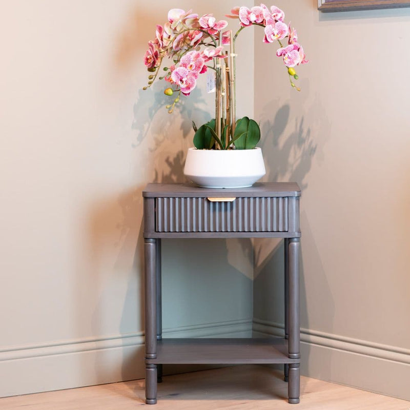 TARA Haman 1 Drawer End Table| Brown  TL6607