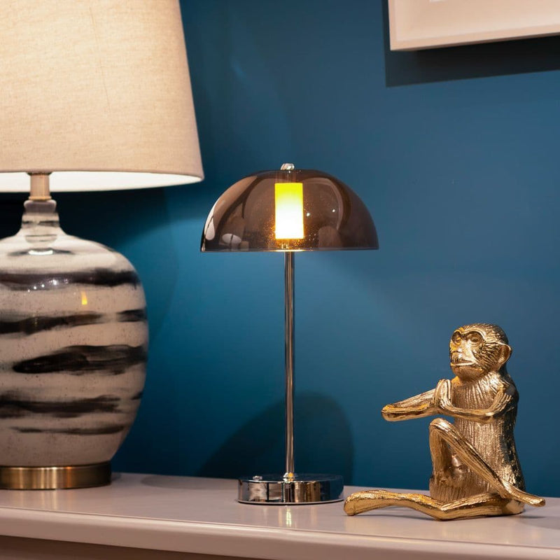 TARA Jada USB Rechargeable Lamp| Silver TL6682