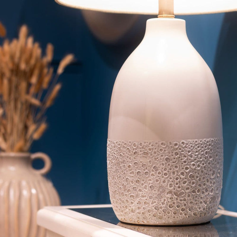 TARA Kaylee Ceramic Table Lamp 64cm | Natural TL 7066