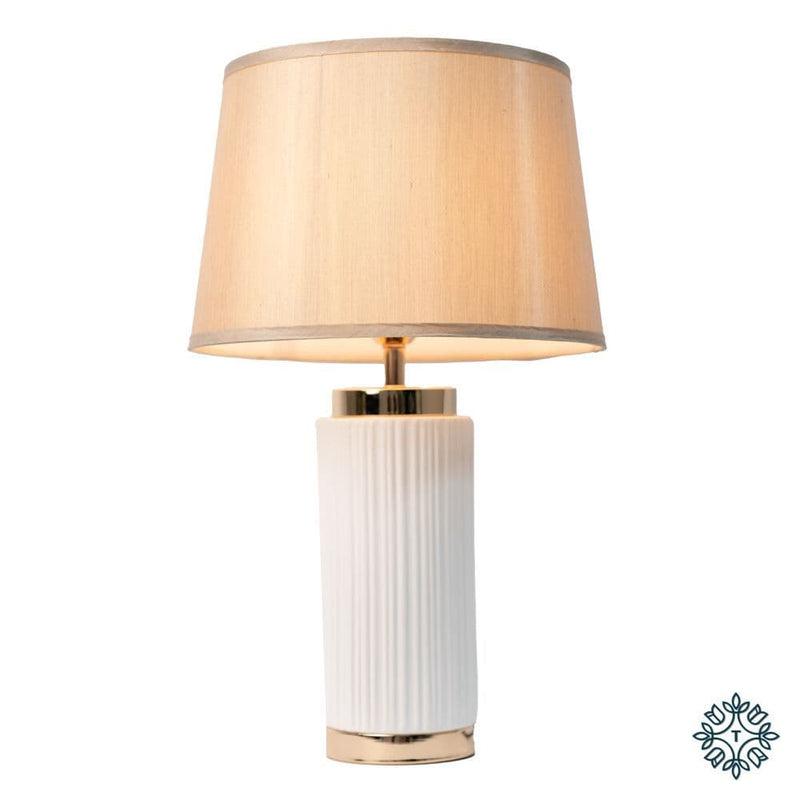 Tara Lacey  Table Lamp 59 cm | White/ Gold TL5610