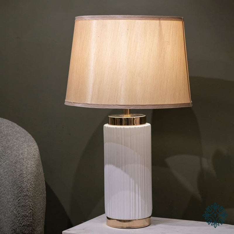 Tara Lacey  Table Lamp 59 cm | White/ Gold TL5610