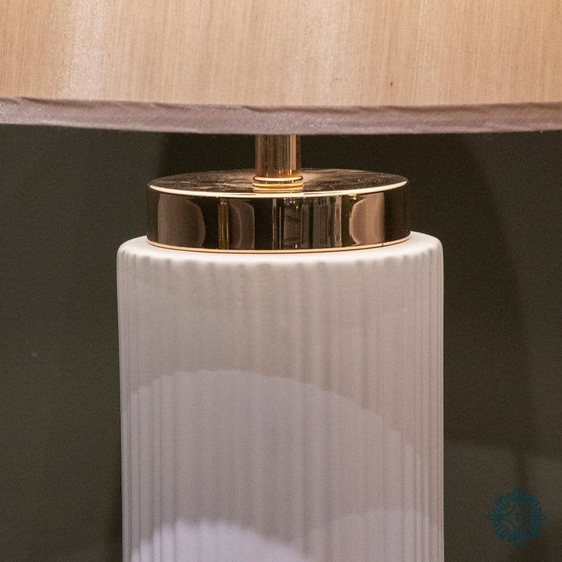 Tara Lacey  Table Lamp 59 cm | White/ Gold TL5610