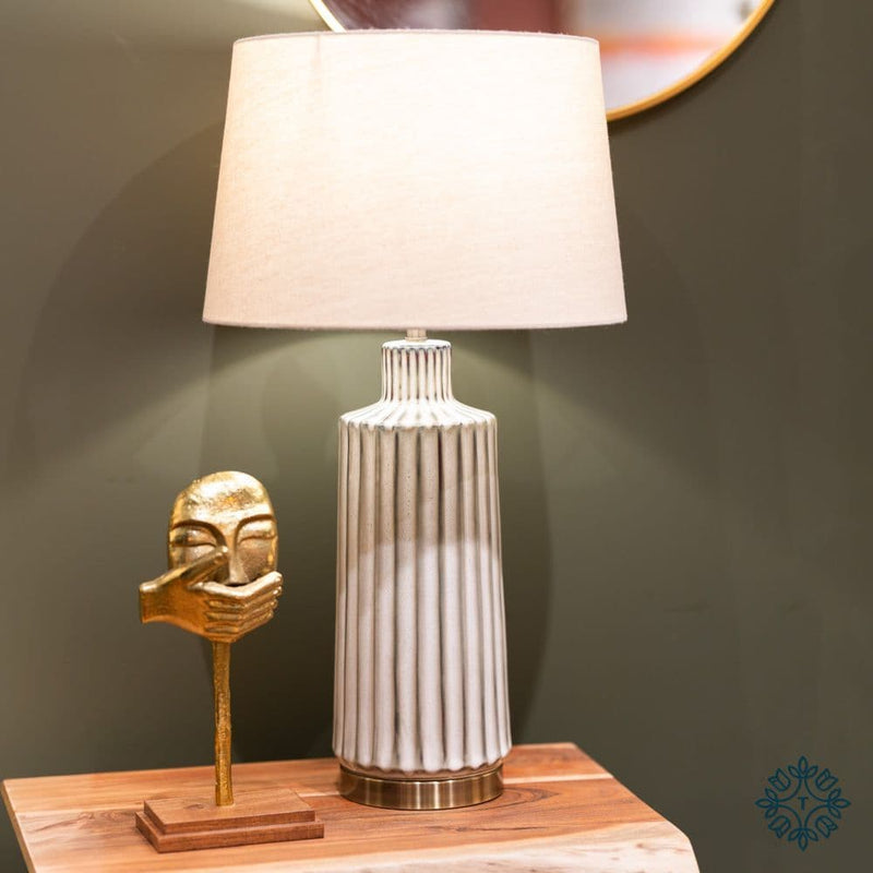TARA  Layla ceramic Table Lamp 72cm  | Gold TL6134