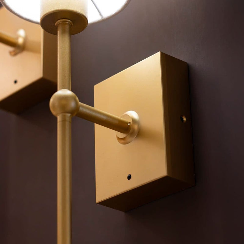 TARA  Madison Rechargeable Wall light Set Of 2| Gold TL7064
