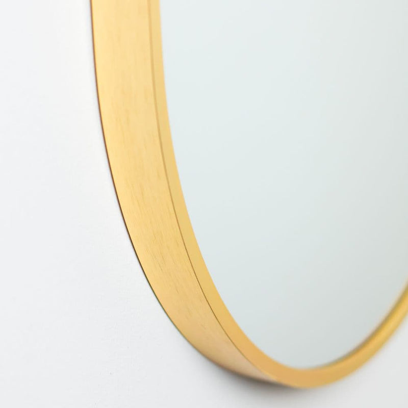 TARA  Modena Pill Shape  Wall Mirror 40x120cm  | Gold TL7232