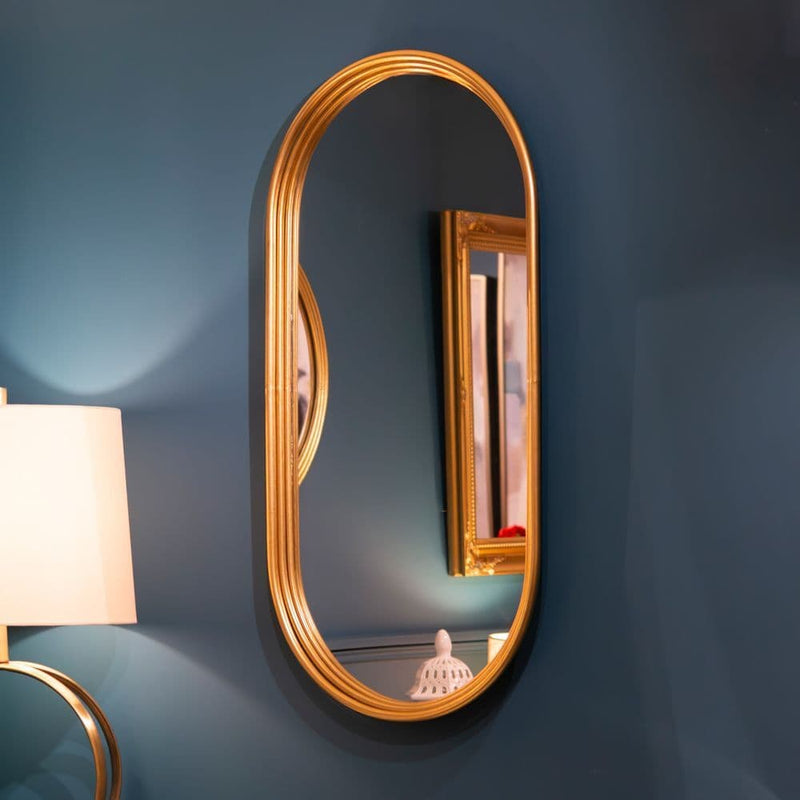 TARA  Odessa Oblong Mirror 99X49 CM   | Gold  TL6448