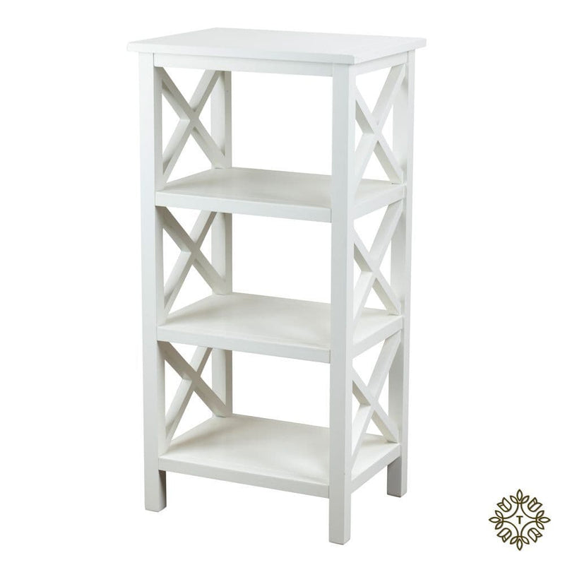 TARA Rivera 4 Tier Shelf | White TL6052