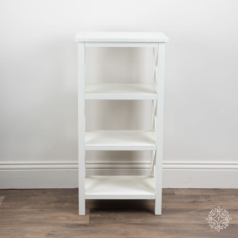 TARA Rivera 4 Tier Shelf | White TL6052