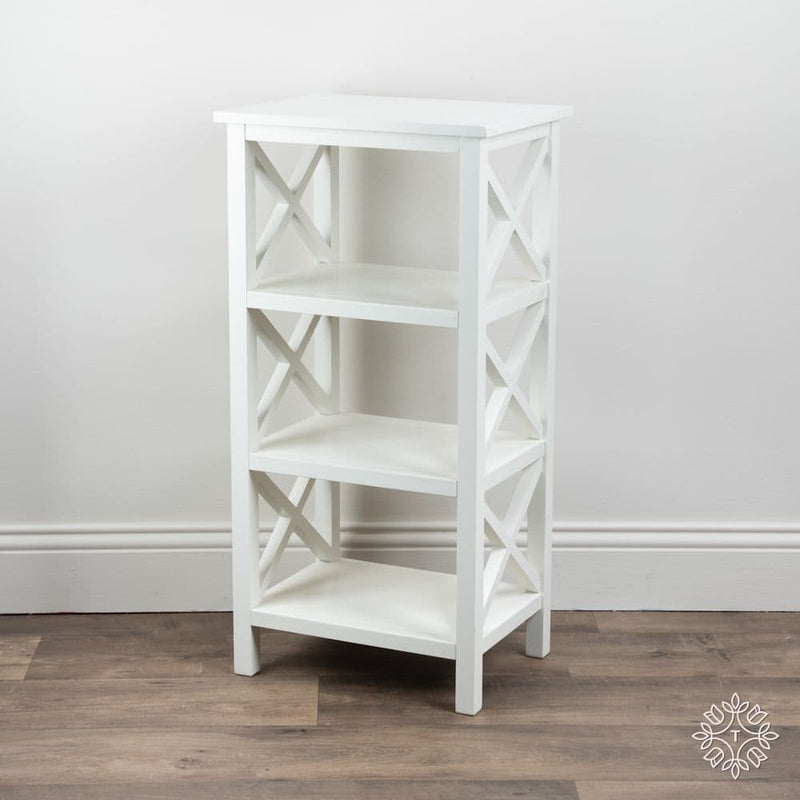 TARA Rivera 4 Tier Shelf | White TL6052