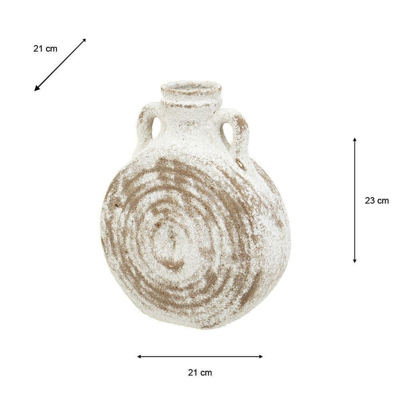 TARA Rustic Vase 23cm | Sand TL7331