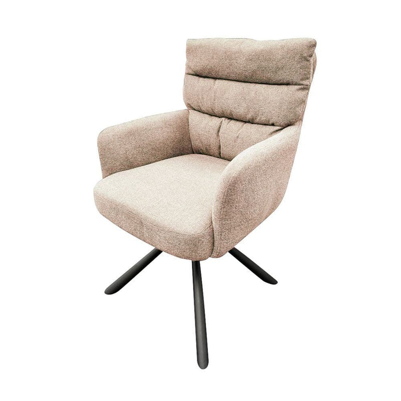 TARA Stefan Swivel Dining Chair| Beige TL6160