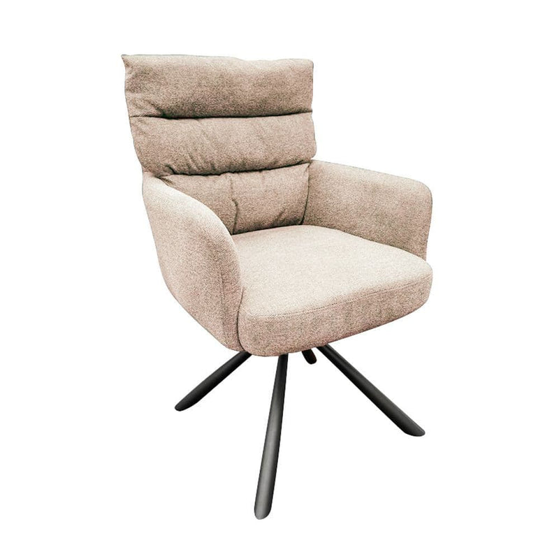 TARA Stefan Swivel Dining Chair| Beige TL6160