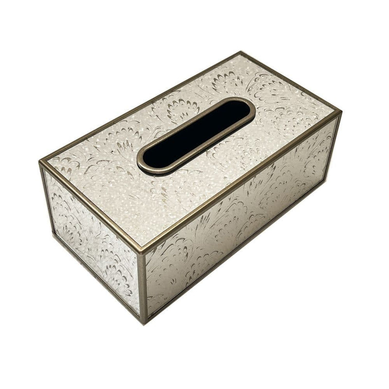 TARA Vela Rectangle Tissue Box | Champagne TL6623