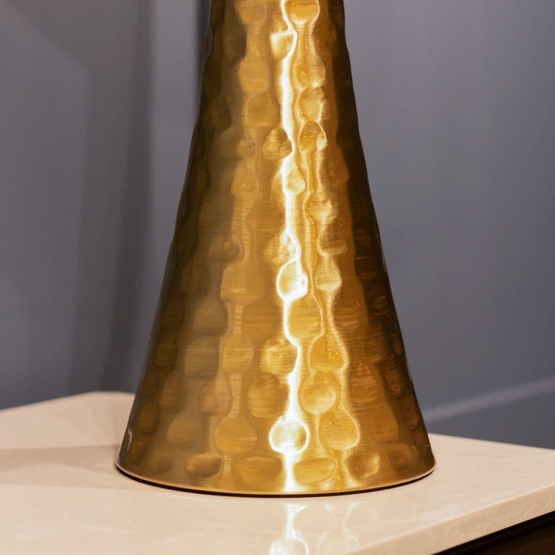 TARA  Zoe Hammered Lamp  79CM   | Brass TL6627