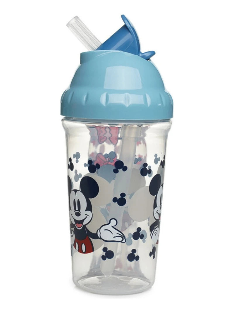 Disney Baby Mickey Mouse Bottle w Straw  | 10486