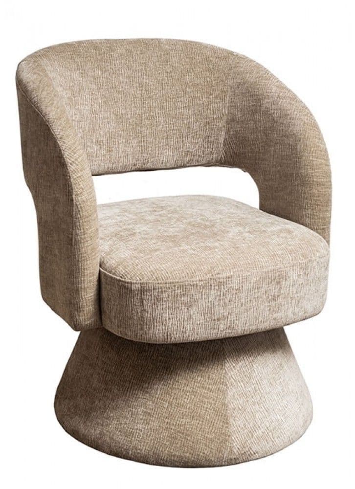 The Grange Collection Swivel Chair | Beige ZW80