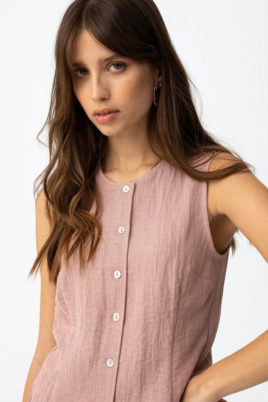 Tiffiosi   Augusta Waist Coat| Rose 10065581