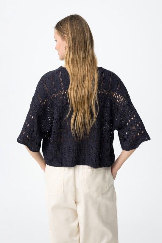 Tiffosi Benny S/S Sweater | Blue 10065482