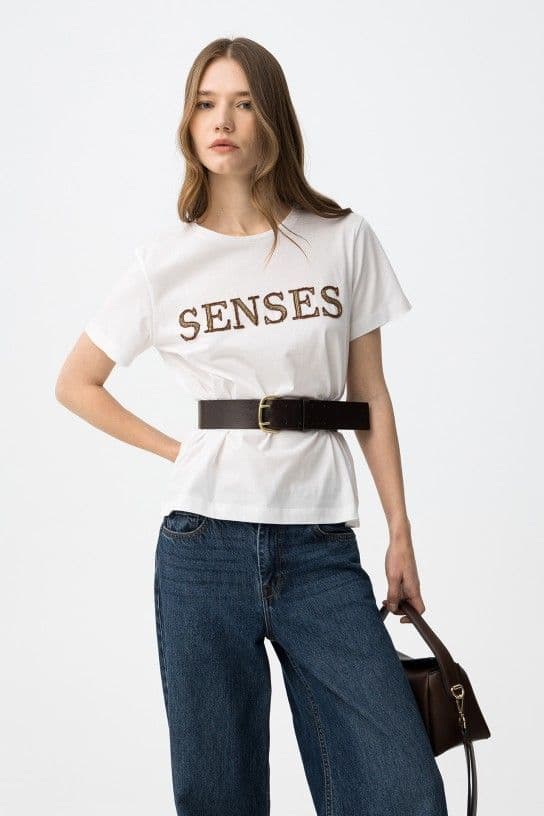 Tiffosi Blu S/S T-Shirt | White 10064694