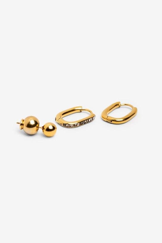 Tiffosi Crystal Earrings | Gold 10064008